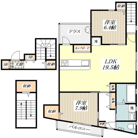 ルミエスタ小金井の物件間取画像